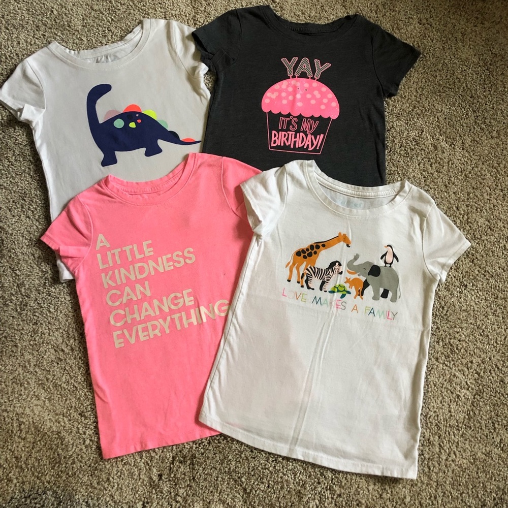Cat & Jack Tee Bundle 4T